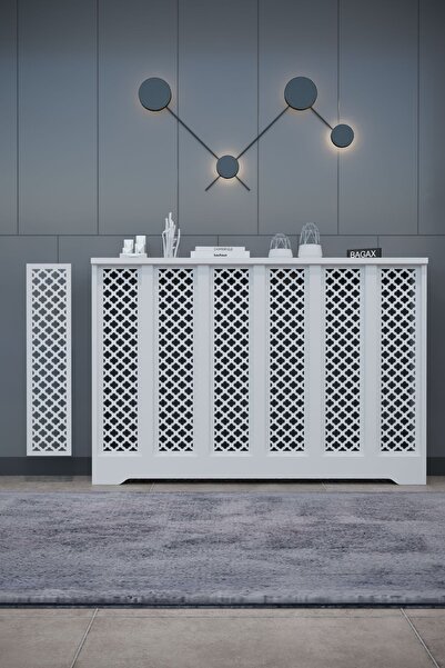 BAGAX Zeugma Model, Beyaz Renk,iç Ölçü 116 Cm Dış Ölçü 120 Cm Petek Kaplama, Dresuar