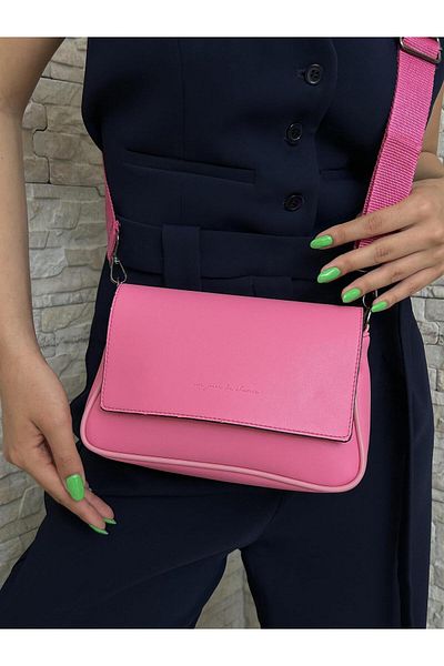 Shule Bags Geantă Crossbody acoperită Lopez roz