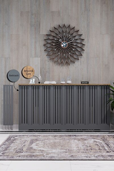 BAGAX Petek Onu Dresuar Kaplama 156cm Cok Amacli Dolaplar Mobilya Kalorifer Petek Onu Kapatma