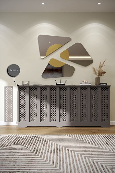 BAGAX Perge Model, Antrasit Renk,iç Ölçü 176 Cm Dış Ölçü 180 Cm Petek Kaplama...