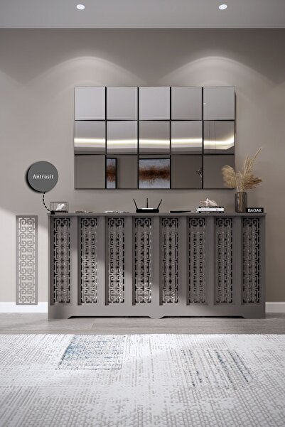 BAGAX Karatay Model, Antrasit Renk,iç Ölçü 156 Cm Dış Ölçü 160 Cm Petek Kapla...