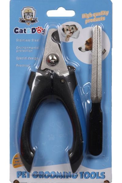 Mu Art Cat Dog Nail Clipper File Set