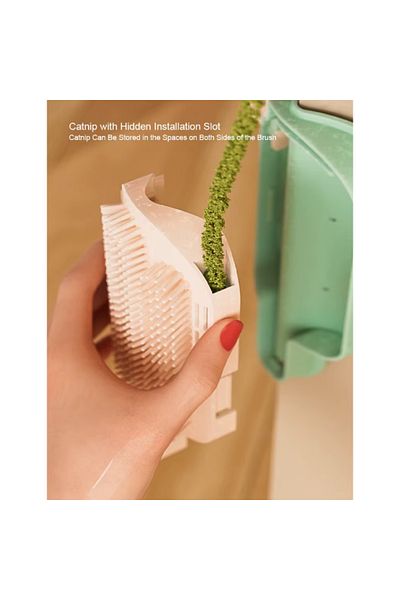 BulutRetail Cat Itching Apparatus with Cat Herb Bowl