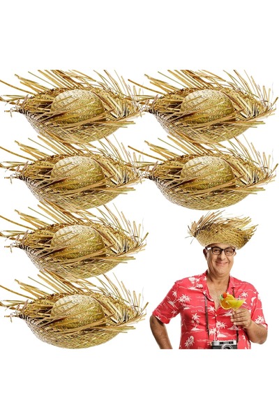 Veraura Lifestyle Tropical Party Natural Straw Hat