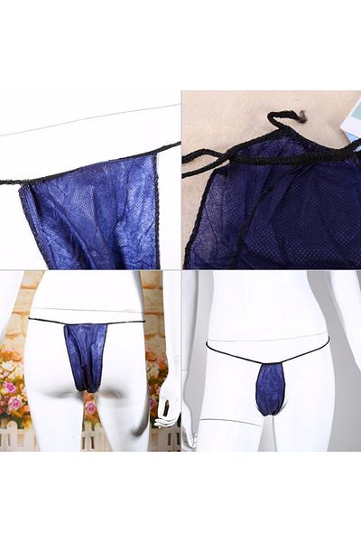 LA PERLA TECH ملابس داخلية نسائية للاستخدام مرة واحدة على شكل حرف T، ملابس داخلية للسبا على شكل حرف T، لفائف تسمير، 50 قطعة