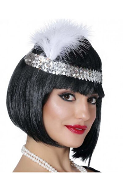 İN3DEX Retro Party Accessory Flexible Hair Band in Silver Color