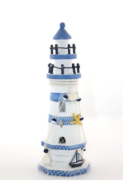 Nur E Ticaret Wooden Marine Lighthouse Model 8