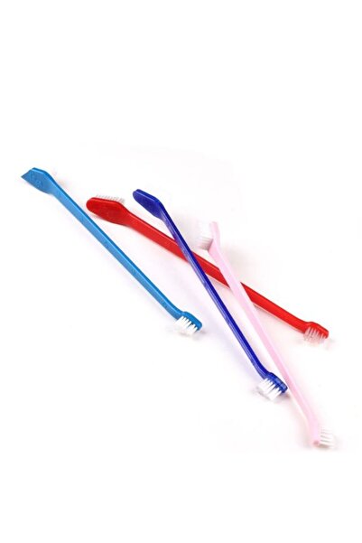 TTT فرشاة أسنان بلاستيكية للكلاب 4 قطع