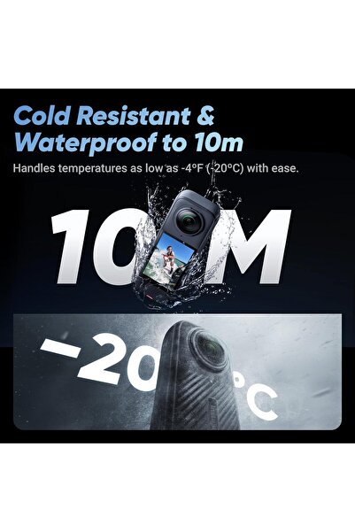 Insta360 X4-8K Waterproof 360 Action Camera
