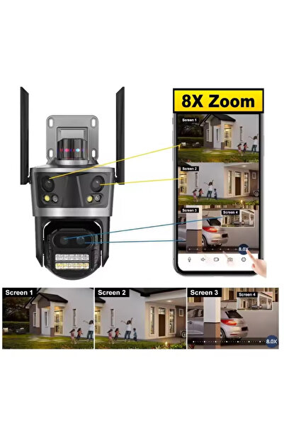 AL-TECH BİLİŞİM 8MP HD 36X Optik Zoom WIFI Kamera