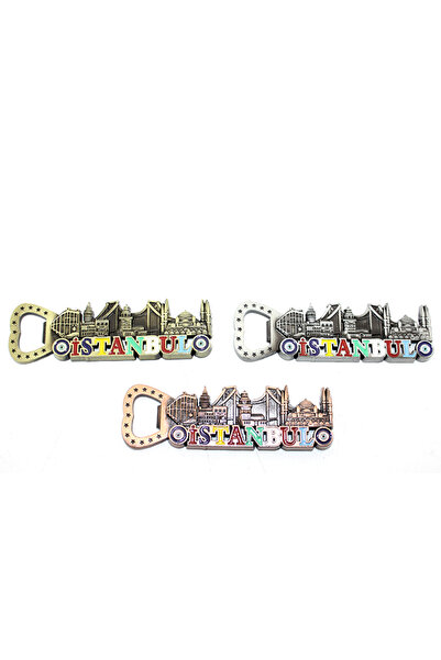 MOBEE İstanbul Temalı Metal Magnet ve Açacak Dekoratif Model 3