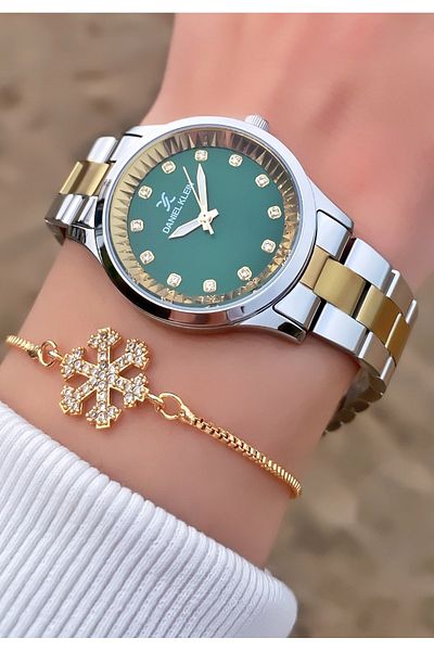 Daniel Klein Modern Cut Model Special Collection Brand Wrist Watch and Bracelet Gift