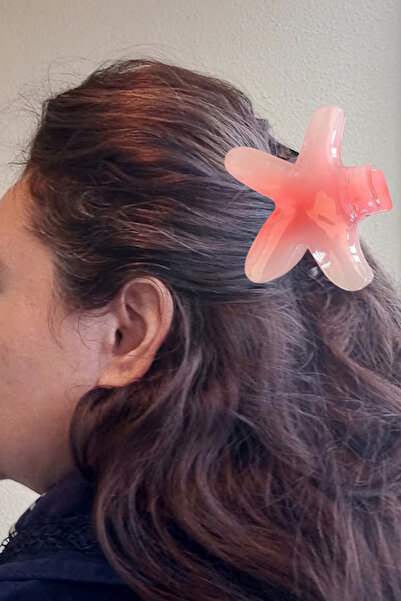 CAŞ DEKORASYON Cataramă cu model de stea de mare de culoare roz