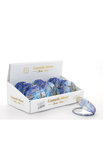 MEKs مرآة يد بتصميم اسطنبول المرصعة موديل 16