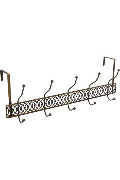 mastergold Over The Door Clothes Hanger with 10 Hooks Heavy Duty Rack for Towels, Hats, and Bags