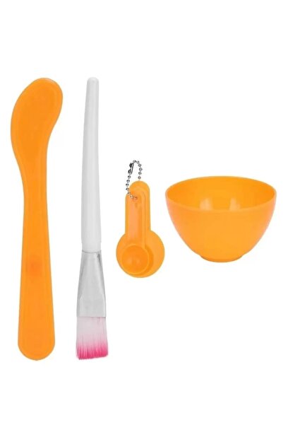 Genel Markalar Turuncu Renk Yüz Maskesi Karıştırma Kabı (Küçük Boy)