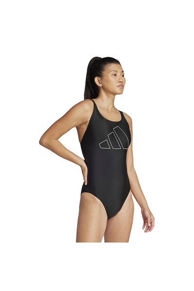 adidas Μαγιό Big Bars Suit Μαύρο Je1920