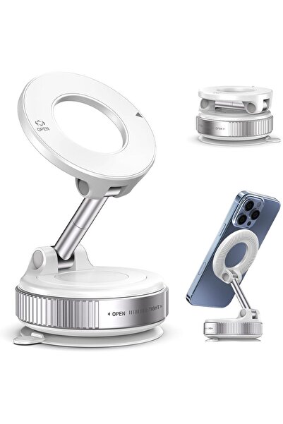 Kipgsm Youtuber Tiktok Instagram Çekim İçin 360 Magsafe Vakumlu Telefon Tutuc...