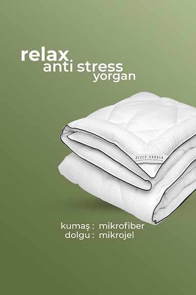 Sleep Garden Anti Stress Double Quilt with Interlining Bag (195X215)