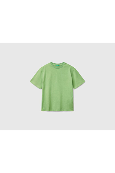 Benetton Dečak Bnt T-shirt - Zeleno