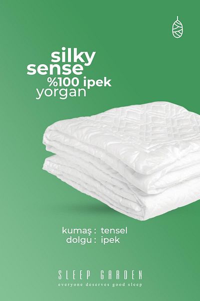 Sleep Garden Silk Quilt Double Jute Linen Bag (195X215)