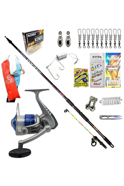 Oslo Team 360cm 100-200gr 60 Kendo Sea Power Profesyonel Kıyı Olta Takımı Seti