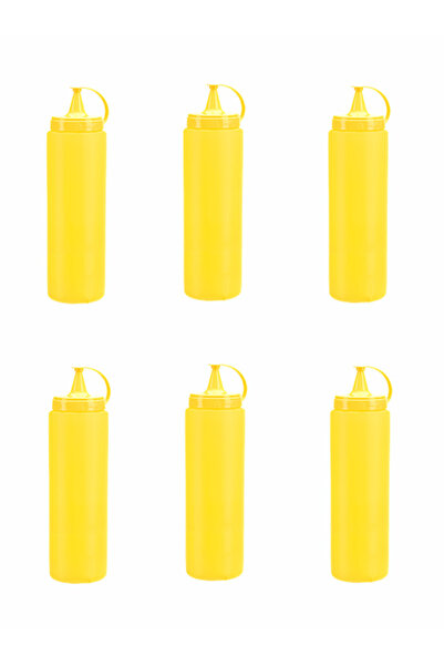 Precise Yellow Plastic Cartridge Sauce Bowl with Sealed Lid 700 Ml X Set of 6