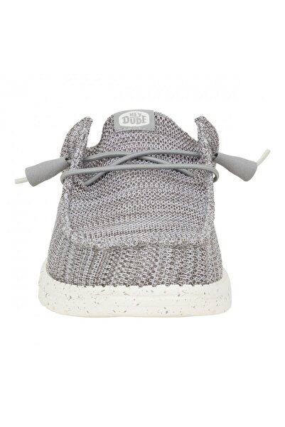 HEY DUDE 43103 Wally Slip Stretch Sox Açık Gri Erkek Terlik