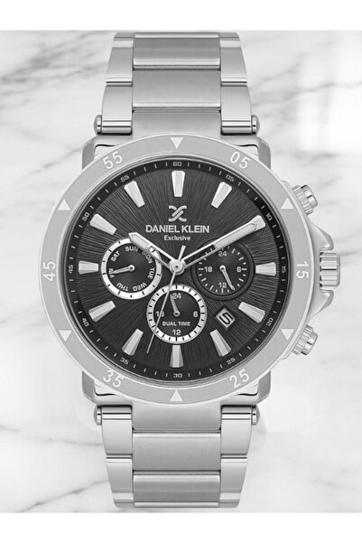 Daniel Klein Marka Gümüş Renk Exclusive Model İç Fonksiyonları Aktif Erkek Ko...