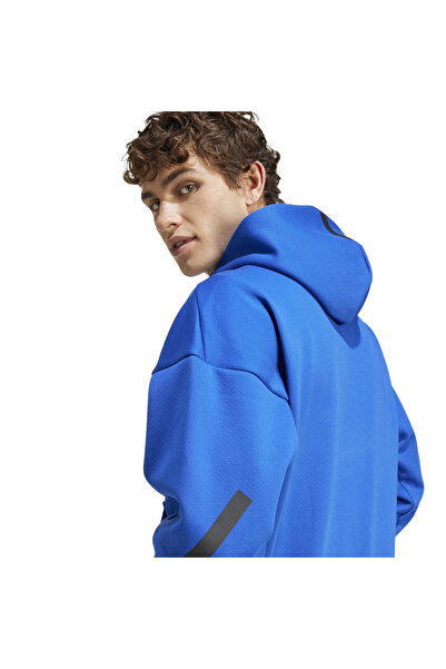 adidas M Z.N.E. FZ Mikina Modrá JF6388