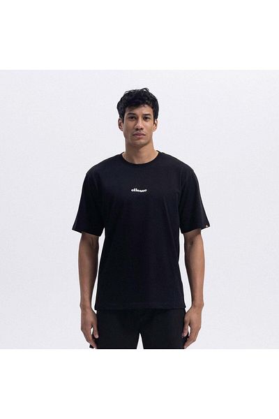 Ellesse Em391-Bk Crew Neck Men's T-Shirt - Black