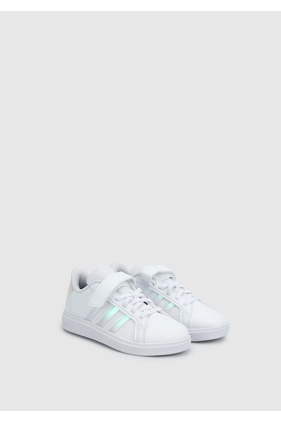 adidas Sportschuhe im Colourblock-Design mit Klettverschluss für Mädchen - Grand Court 2.0