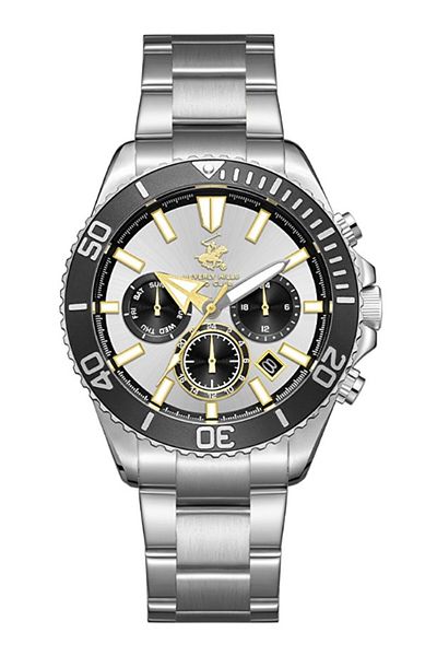 Beverly Hills Polo Club Men Multi Function Silver Dial Watch - BP3721X.330