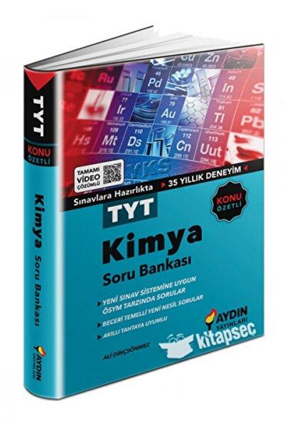 Aydın Yayınları Tyt Kimya Konu Özetli Soru Bankası