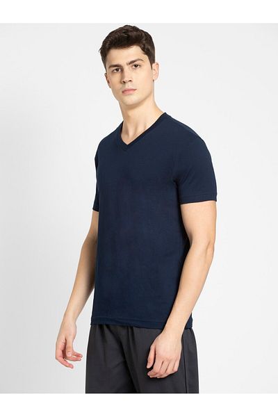 JOCKEY V-Neck T-Shirt 24X7 2726-0105-NAVY