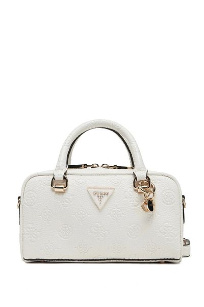 Guess Cresıdia Small Satchel Women's White Handbag Hwpg9349050-Off
