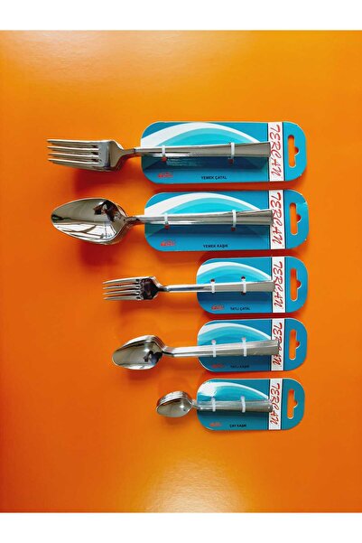 TERCAN Okyanus 30 Parça Çatal Kaşık Takımı Uzun Ömürlü Çatal Kaşık Takımı