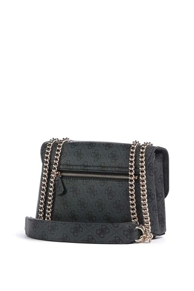 Guess Eco Erıca Cnvrtble Xbody Flap Women's Anthracite Crossbody Bag Hwesg951020-Clo