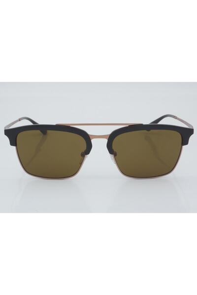 Emporio Armani نظارة شمسية رجالية بايلوت - EA 4228 - مقاس العدسة: 55 مم - بني...