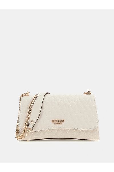 Guess Betula Convertible Xbody Flap Women's Brown Crossbody Bag Hwgg9626210-Tau