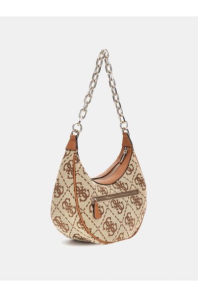 Guess Cırce Hobo Shoulder Bag Women Brown Shoulder Bag Hwjo9642010-Ltl
