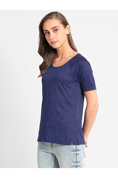 JOCKEY Athleisure-Womens T-Shirt AW13-0103-Navy