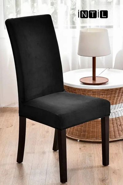 intil Κάλυμμα καρέκλας Velvet Fabric - One Piece Chair Cover