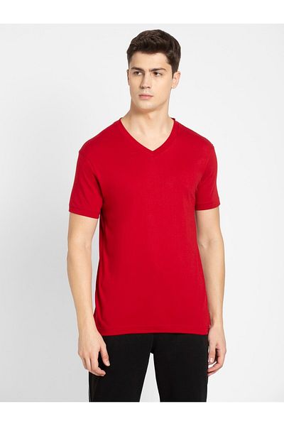 JOCKEY V-Neck T-Shirt 24X7 2726-0105-SHRED