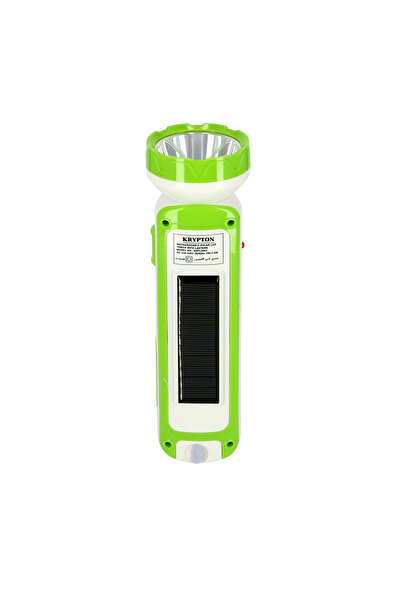 KRYPTON 12 Pcs High Power Led Rechargeable Flashlight & Lantern, Solar/ac Powered, Perfect For Outdoor Use