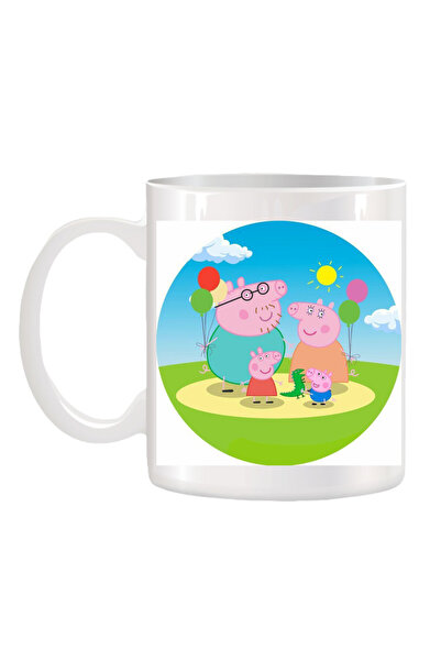 OEM Personalized white mug Peppa Pig, Peppa Pig, Disney, INOVATIX. 330 ml