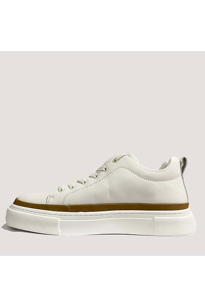 Guja 24K592 Men's Leather Casual Shoes - White - 41