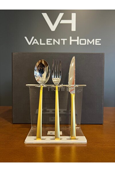 Narin Antares-Mat Gold-36 Piece Fork Spoon Knife Set