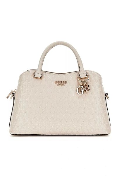 Guess Women's Brown Tan Betula Satchel Bag