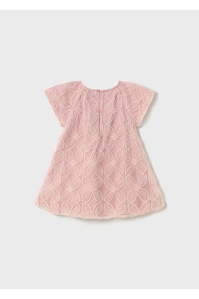 MAYORAL 01-04 Years Old Mayoral Baby Girl Pink Embroidered Tulle Dress - Pink